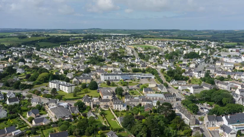 vue du CH Lejeune depuis le ciel